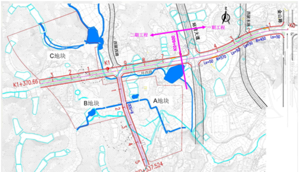 上杭縣城區(qū)二環(huán)西路城市道路工程（一期）